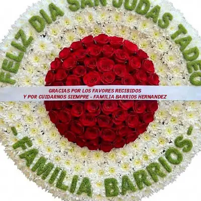 flores para san judas tadeo por milagro concedido